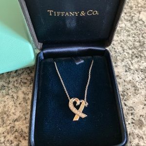 Silver Tiffany Heart Necklace